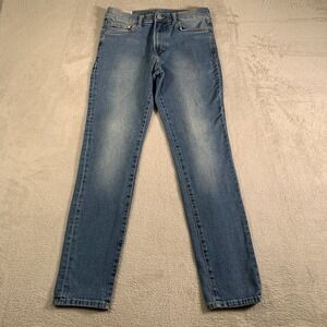H&M‎ Jeans Mens 32x32 (30x30) Blue Skinny Stretch Denim Pants Casual Slim Fit